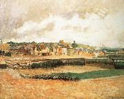 Camille Pissarro Fishing port USA oil painting artist